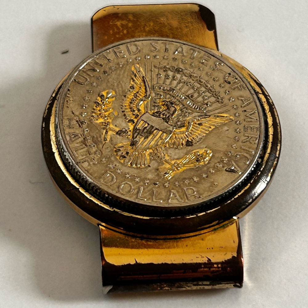 Neiman Marcus Vintage Half Dollar Gold Money Clip